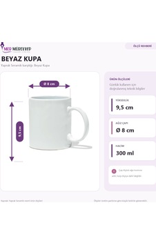 Beş Kedi Sarmal Baskılı Beyaz Kupa Diğer Beş Kedi Sarmal Baskılı Beyaz Kupa Diğer