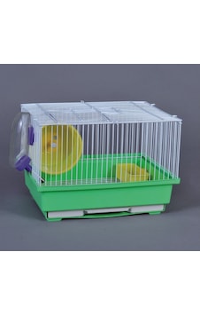 Dayang Hamster Kafesi Aksesuarlı 30x23x21