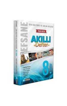 DDY Yayınları 8. Sınıf Din Kültürü ve Ahlak Bilgisi Efsane Akıllı DDY Yayınları 8. Sınıf Din Kültürü ve Ahlak Bilgisi Efsane Akıllı