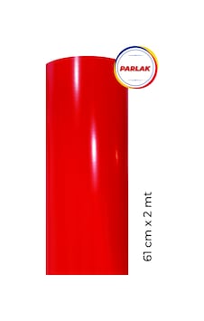 Parlak Kırmızı Yapışkanlı Kaplama Folyosu 61 CM X 2 MT Parlak Kırmızı Yapışkanlı Kaplama Folyosu 61 CM X 2 MT