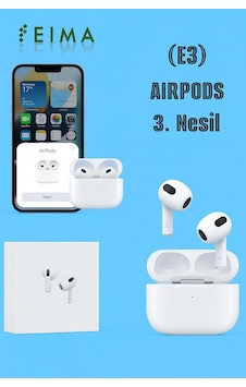 Eıma E3 Kablosuz Bluetooth Kulaklık Apple Uyumlu AirPods 3. Nesil Çok Renkli