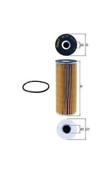 Mahle Ox133d Yağ Filtresi Mercedes M104 M111 W202 W203 C208 W124 W210 W163 W140 W463 A1041800109 - Mahle Ox133d Yağ Filtresi Mercedes M104 M111 W202 W203 C208 W124 W210 W163 W140 W463 A1041800109 -