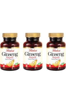 Balen Kırmızı Gınseng 375 Mg 60 Kapsül 3 Adet Balen Kırmızı Gınseng 375 Mg 60 Kapsül 3 Adet
