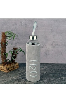 Tohana H2o Peluş Kılıflı Cam Matara 600 Ml Gri H2o88607 Tohana H2o Peluş Kılıflı Cam Matara 600 Ml Gri H2o88607