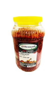 Mahmut Gedemenli Ev Tipi Acı Biber Salçası 3 KG