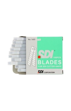 Sdi 1403 Maket Bıçağı Dar 9mm Yedek Ağız Uç Yedeği 100 Lü Paket Sdi 1403 Maket Bıçağı Dar 9mm Yedek Ağız Uç Yedeği 100 Lü Paket