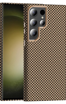 Samsung Uyumlu Galaxy S23 Ultra Kılıf M-safe Şarj Özellikli Karbon Fiber Görünümlü Zore Gros Kapak Desert Titanyum Samsung Uyumlu Galaxy S23 Ultra Kılıf M-safe Şarj Özellikli Karbon Fiber Görünümlü Zore Gros Kapak Desert Titanyum