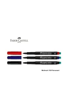 Faber Castell 1523 Asetat Kalemi M 3'lü Set Siyah-kırmızı-mavi Çok Renkli Faber Castell 1523 Asetat Kalemi M 3'lü Set Siyah-kırmızı-mavi Çok Renkli