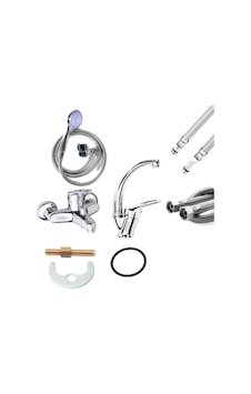 Armilla 3 Lü Set Banyo Duş Başlığı - Banyo Bataryası - Banyo Lavabo Muslıuğu Çeşmesi Bataryası Krom Armilla 3 Lü Set Banyo Duş Başlığı - Banyo Bataryası - Banyo Lavabo Muslıuğu Çeşmesi Bataryası Krom