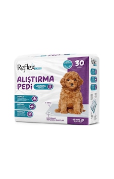 Reflex Care Lavantalı Kaydırmaz Köpek Alıştırma Pedi 60x90cm 30'lu Reflex Care Lavantalı Kaydırmaz Köpek Alıştırma Pedi 60x90cm 30'lu