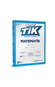 Eğitim Vadisi 2025 9. Sınıf Matematik Tik Tam İzleme Kitabı Eğitim Vadisi 2025 9. Sınıf Matematik Tik Tam İzleme Kitabı