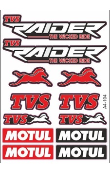 Raıder 125 Sticker Seti Kırmızı Raıder 125 Sticker Seti Kırmızı