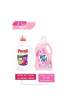 Vernel Gülün Büyüsü 3l + Persil Color Jel 26 Yıkama set-hnkdtj-5134-5992 Vernel Gülün Büyüsü 3l + Persil Color Jel 26 Yıkama set-hnkdtj-5134-5992