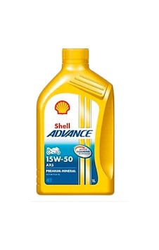 Shell Advance AX5 15W-50 Mineral Motorsiklet Yağı 1 L Shell Advance AX5 15W-50 Mineral Motorsiklet Yağı 1 L