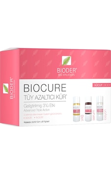 Bioder Biocure Cream Vücut için Tüy Azaltıcı Kür 10 ML x 3 Bioder Biocure Cream Vücut için Tüy Azaltıcı Kür 10 ML x 3