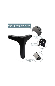 12 Cm Modern Model Siyah Metal Mobilya, Dolap, Koltuk, Kanepe, Tv Ünitesi Ayakları Metal 1 Adet Siyah 12 Cm Modern Model Siyah Metal Mobilya, Dolap, Koltuk, Kanepe, Tv Ünitesi Ayakları Metal 1 Adet Siyah