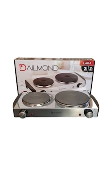 Dailmond DP25 1000W + 1500 W İkili Ocak Dailmond DP25 1000W + 1500 W İkili Ocak