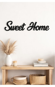 Sweet Home Duvar Yazısı Karışık Renkli Sweet Home Duvar Yazısı Karışık Renkli