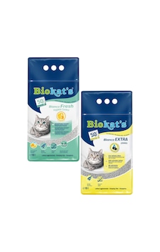 Biokat's Bianco Fresh + Extra Hijyenik Topaklaşan Bentonit Kedi Kumu 2 x 10 L Biokat's Bianco Fresh + Extra Hijyenik Topaklaşan Bentonit Kedi Kumu 2 x 10 L