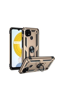 Realme C21 Kılıf Zore Vega Kapak Gold Realme C21 Kılıf Zore Vega Kapak Gold