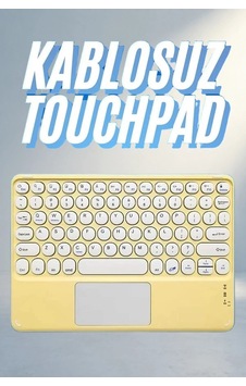 Ultra İnce Taşınabilir Bluetooth Klavye Q Klavye İle Touchpad