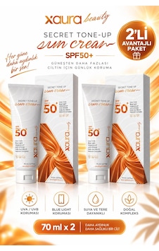 Xaura Global Secret Tone-up Spf50+ Sun Cream 70 Ml 3 Adet Xaura Global Secret Tone-up Spf50+ Sun Cream 70 Ml 3 Adet