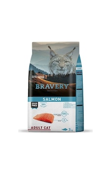 Bravery Tahılsız Somonlu Yetişkin Kedi Maması 7 KG Bravery Tahılsız Somonlu Yetişkin Kedi Maması 7 KG