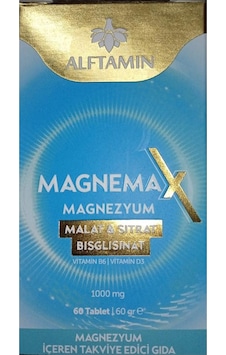Alftamin Magnemax Magnezyum 1000 Mg 60 Tablet