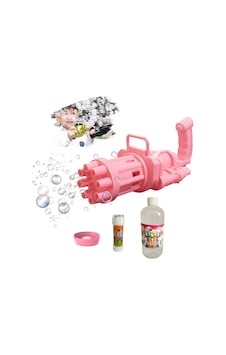 Çoklu Baloncuk Üreten Köpük Makinası + 50 Ml Ve 500 Ml Köpük Solüsyonu - Bubble Machine - Pembe Çoklu Baloncuk Üreten Köpük Makinası + 50 Ml Ve 500 Ml Köpük Solüsyonu - Bubble Machine - Pembe