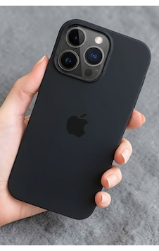 Iphone 15 Pro Uyumlu Kılıf Logolu Lansman Soft Yumuşak Içi Kadife Silikon Kapak Siyah Iphone 15 Pro Uyumlu Kılıf Logolu Lansman Soft Yumuşak Içi Kadife Silikon Kapak Siyah