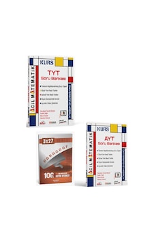 Acil 2027 Tyt + Ayt Matematik Kurs Soru Bankası+ Anla Kazan Paragraf Acil 2027 Tyt + Ayt Matematik Kurs Soru Bankası+ Anla Kazan Paragraf