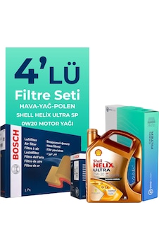Bosch Honda Civic 1.6 Benzin FC5 Filtre Bakım Seti Shell Motor Yağlı (2016-2021) 4 Lü Bosch Honda Civic 1.6 Benzin FC5 Filtre Bakım Seti Shell Motor Yağlı (2016-2021) 4 Lü