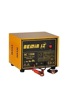 Demiriz Bc 1208 Manuel Akü Şarj Redresörü 12V/8A Tek Akü İçin