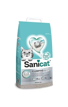 Sanicat Clumping White Oksijen Kontrol Emici Bentonit Kedi Kumu 8 L Sanicat Clumping White Oksijen Kontrol Emici Bentonit Kedi Kumu 8 L