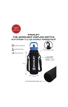 Safir Kamp Stanleye Aerolight Iceflow Flip Straw 1.1 Lt. İle Uyumlu Omuz Askılı Termos Kılıfı Çok Renkli Safir Kamp Stanleye Aerolight Iceflow Flip Straw 1.1 Lt. İle Uyumlu Omuz Askılı Termos Kılıfı Çok Renkli