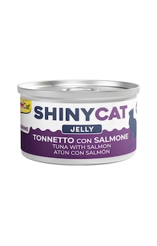 Gimcat Shinycat Sos İçinde Jelly Somonlu Ve Ton Balıklı Kedi Konserve Maması 70 Gr Gimcat Shinycat Sos İçinde Jelly Somonlu Ve Ton Balıklı Kedi Konserve Maması 70 Gr