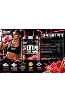 Nutrex Research Micronize Creatine+hmb Monohidrat 30 Servis - Strawberry Watermelon Aromalı Nutrex Research Micronize Creatine+hmb Monohidrat 30 Servis - Strawberry Watermelon Aromalı