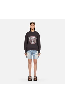 The Kooples Kadın Baskılı Kapüşonlu Gri Hoodie The Kooples Kadın Baskılı Kapüşonlu Gri Hoodie