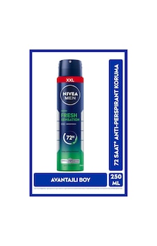 NIVEA Men Fresh Sensation 72 Saat Erkek Sprey Deodorant 250 ML
