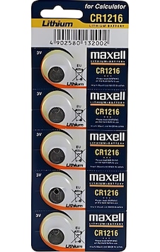 Maxell Cr1216 Pil 5li Blister Maxell Cr1216 Pil 5li Blister