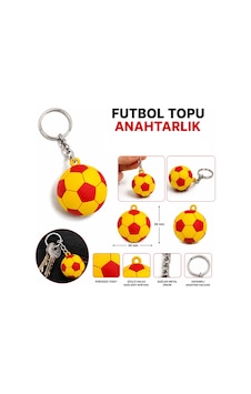 3d Anahtarlık Futbol Topu 3 Cm Sarı Kırmızı Qtop Q-0934 3d Anahtarlık Futbol Topu 3 Cm Sarı Kırmızı Qtop Q-0934