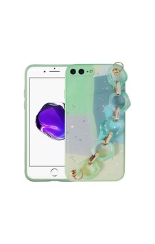 Apple Uyumlu iPhone 7 Plus Kılıf Simli Desenli El Askılı Tutacaklı Zore Elsa Silikon Kapak Apple Uyumlu iPhone 7 Plus Kılıf Simli Desenli El Askılı Tutacaklı Zore Elsa Silikon Kapak