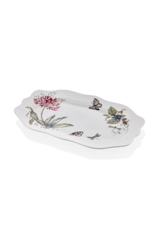 Joy Carmen Butterfly Serisi Büyük Boy Oval Tabak 35 Cm Joy Carmen Butterfly Serisi Büyük Boy Oval Tabak 35 Cm