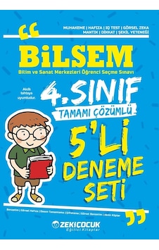 4. Sınıf Bilsem 5 Li Deneme Seti Çözümlü 4. Sınıf Bilsem 5 Li Deneme Seti Çözümlü