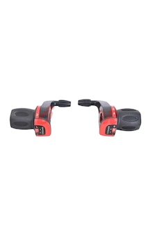 Grıp Shıft Vites Kolu 7 Li No-ındex Kdsg-08 Set - Tekli Ambalaj - Kırmızı - Saıguan Siyah