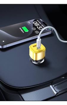 48w Type-c Usb Hızlı Şarj Pd Fast Araç Şarj Kiti Araç İçi Şarj Aleti Çakmaklık Adaptör