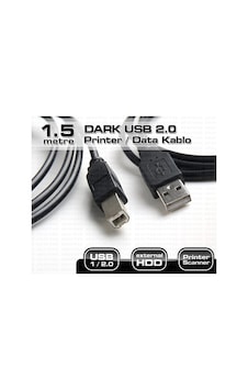 Dark Dk-cb-usb2prnl500 Usb 2.0 Yazıcı Kablosu 5 Metre Dark Dk-cb-usb2prnl500 Usb 2.0 Yazıcı Kablosu 5 Metre