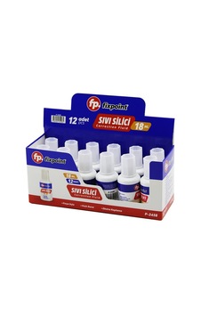 Fixpoint P-2458 Sıvı Daksil Ve Silici 18ml Fırça Uçlu Hızlı Kuruma Solvent İçerir Ekstra Kaplama - 12'li Paket Diğer