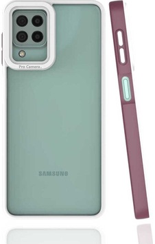Galaxy M32 Kılıf Zore Mima Kapak Mürdüm Galaxy M32 Kılıf Zore Mima Kapak Mürdüm