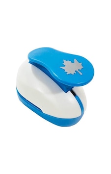 Redapple Şekilli Büyük Boy Delgeç/Şekilgeç 3.8 Cm Yaprak 32677 Mavi